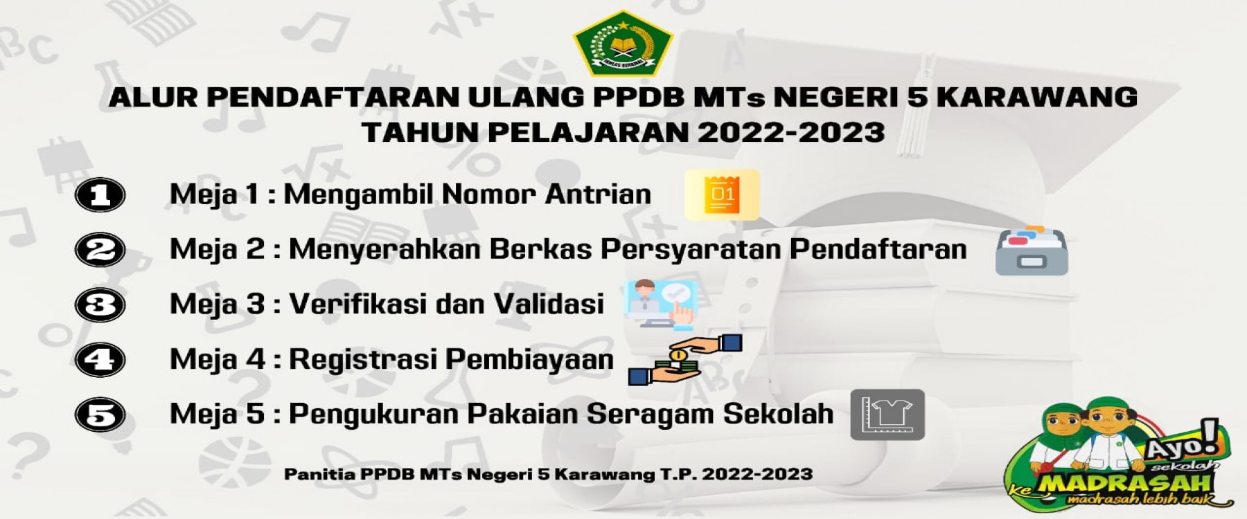 PENGUMUMAN JADWAL DAFTAR ULANG