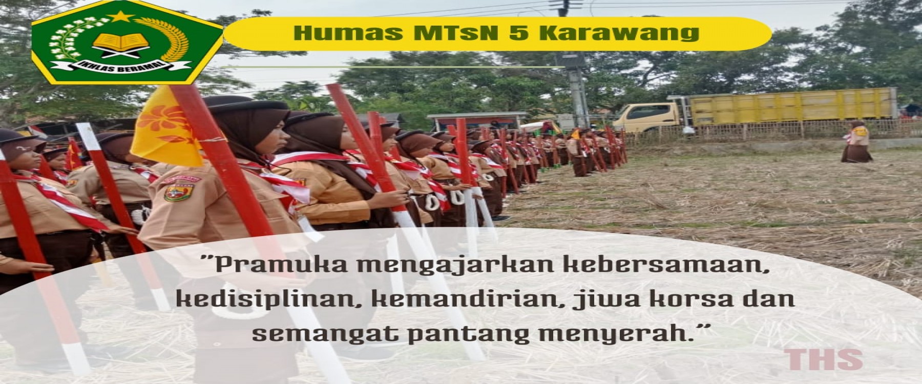 Pramuka MTsN 5 Karawang Rutin Latihan